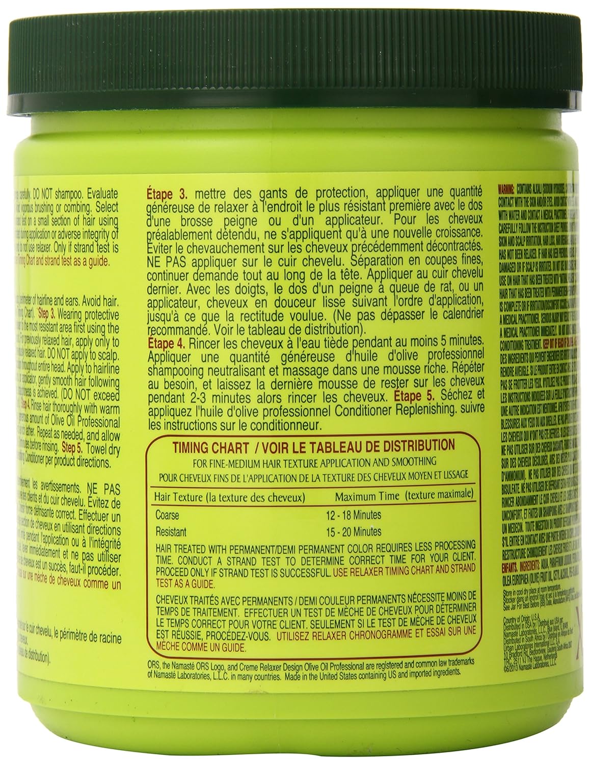 ORS Olive Oil Professional défrisant extra fort 530 g