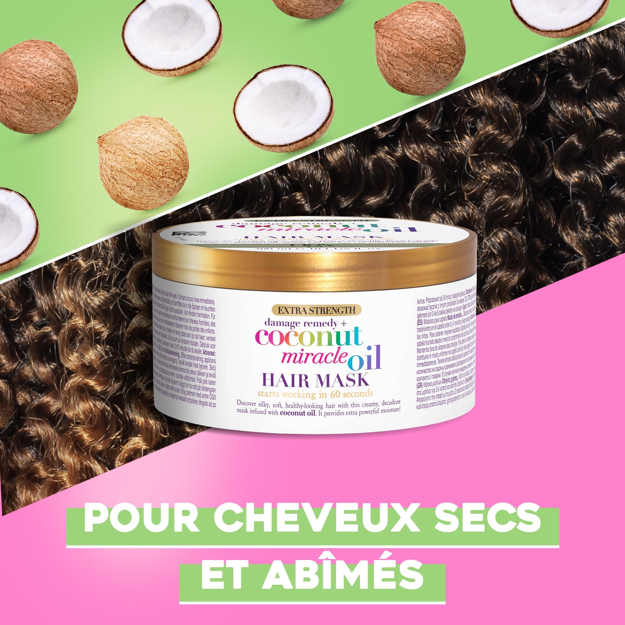 OGX Coconut Miracle Oil Damage Remedy masque cheveux coco 300 ml