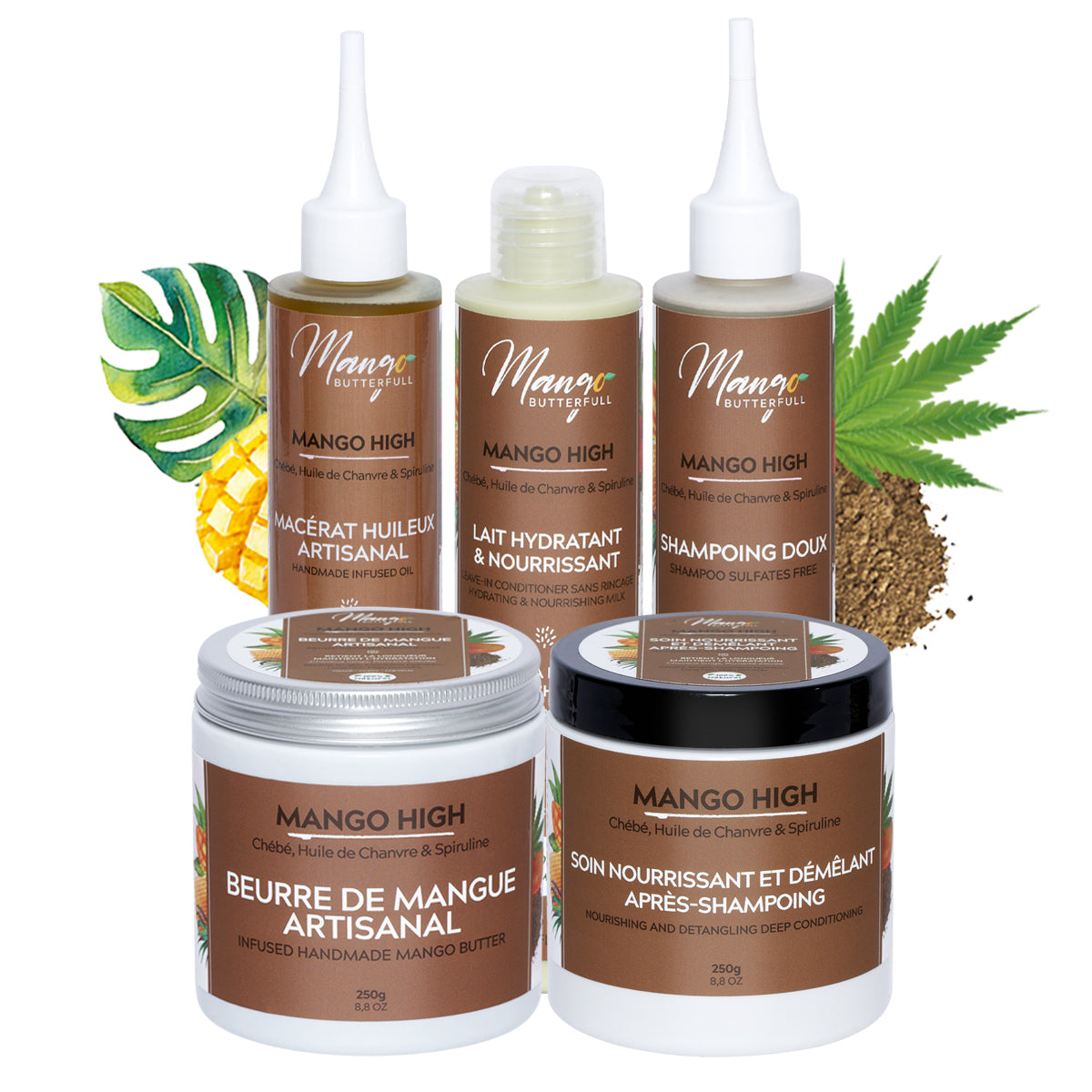 Mango Butterfull Mango Packs pack routine High 6 produits 200ml