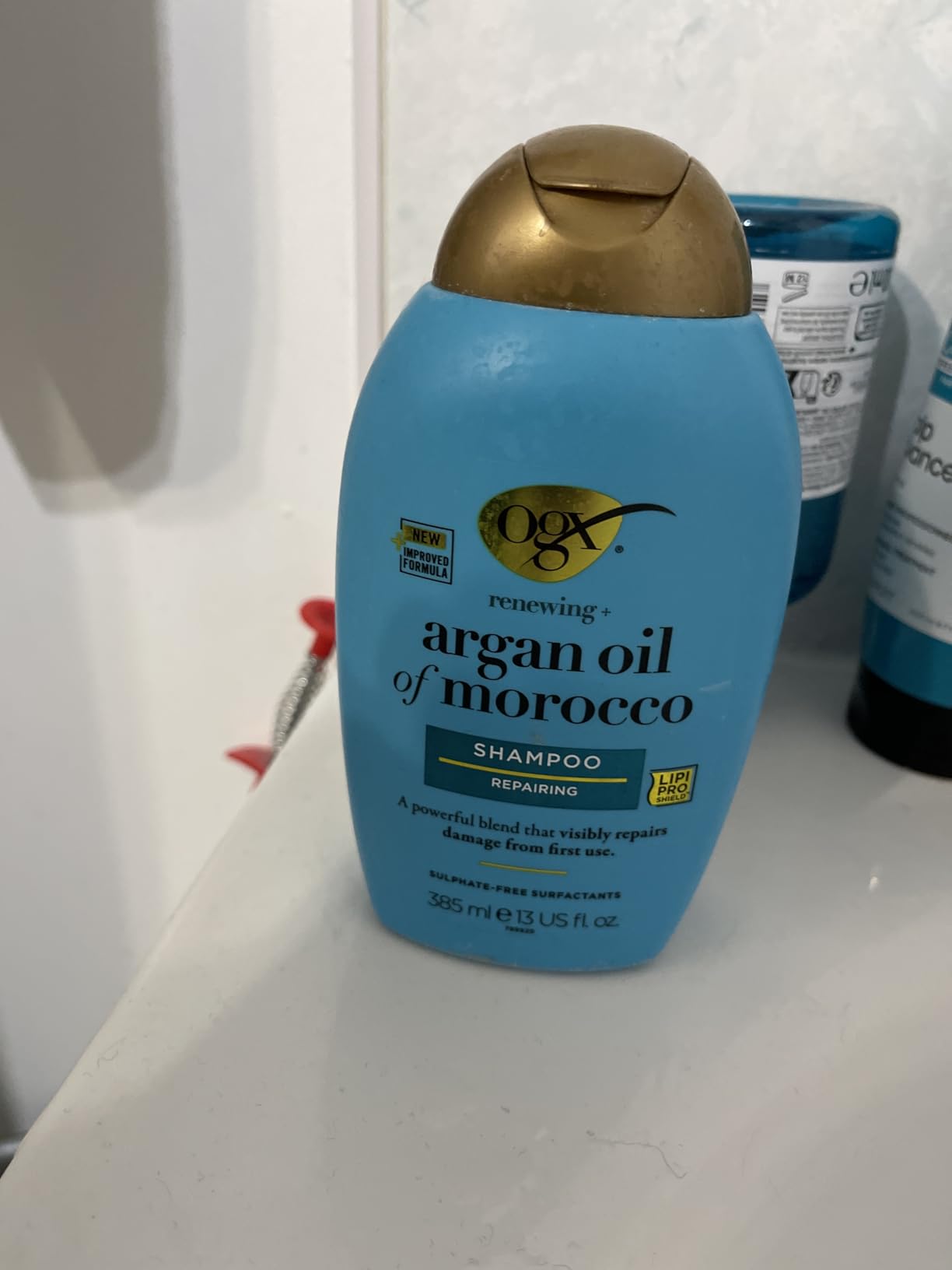 OGX Argan Oil of Morocco shampoing réparateur 385 ml Lot 1