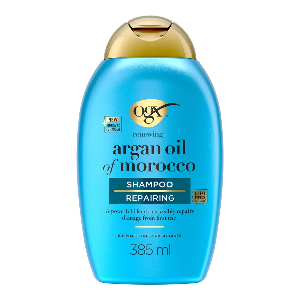 OGX Argan Oil of Morocco shampoing réparateur 385 ml Lot 1