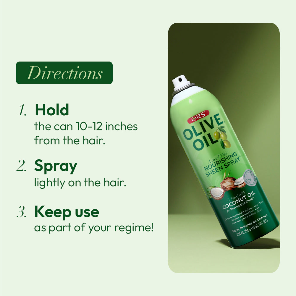 ORS Olive Oil Spray Brillance Nourrissant Sheen 283 g
