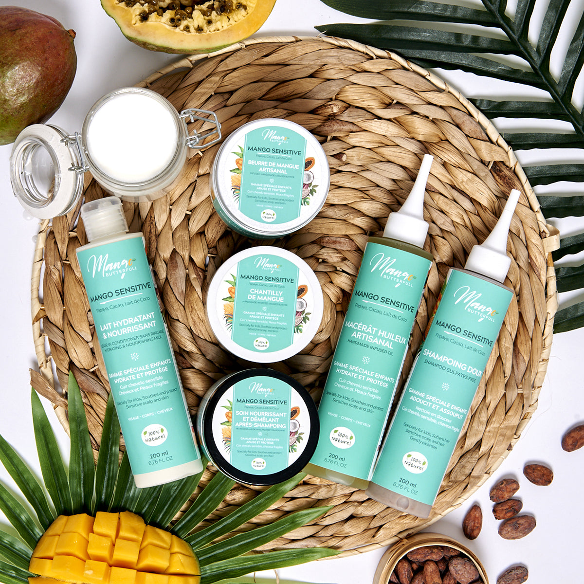 Mango Butterfull MANGO PACKS Pack Sensitive 6x100ml coco