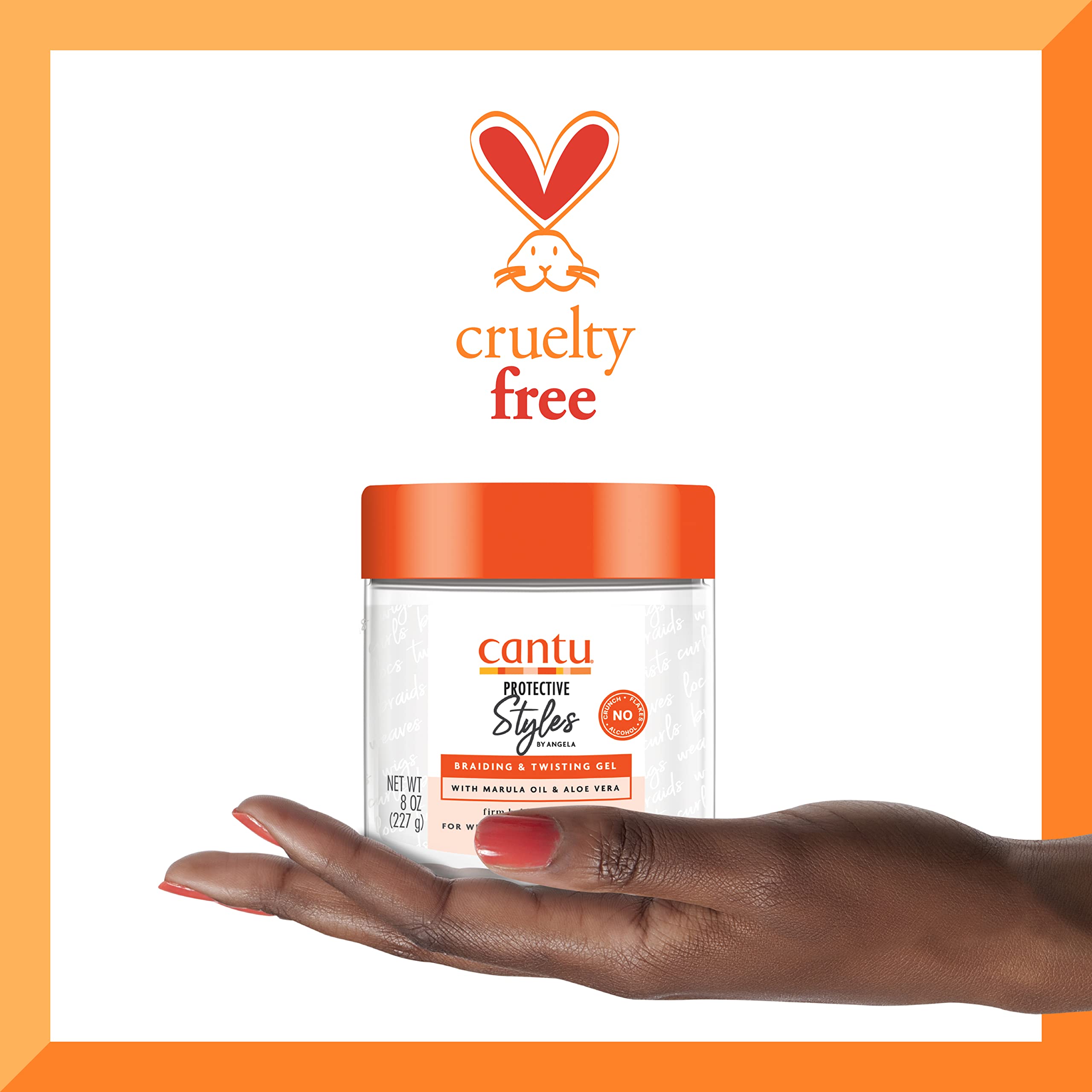Cantu Protective Styles gel tresses twists marula 227 g