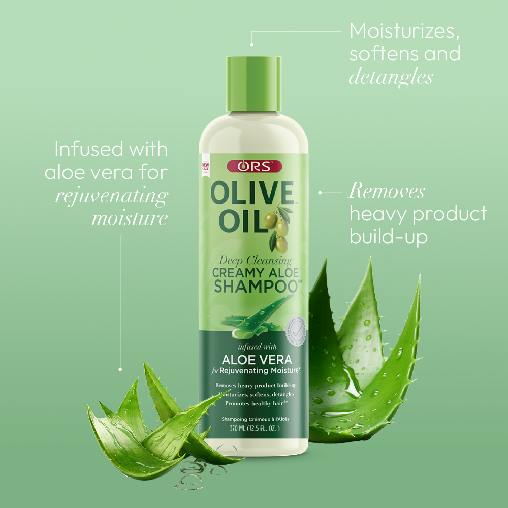 ORS Olive Oil Classics shampooing aloe 12.5 oz hydratant