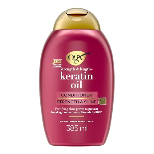OGX Keratin Oil Après-Shampooing Anti-Casse 385 ml