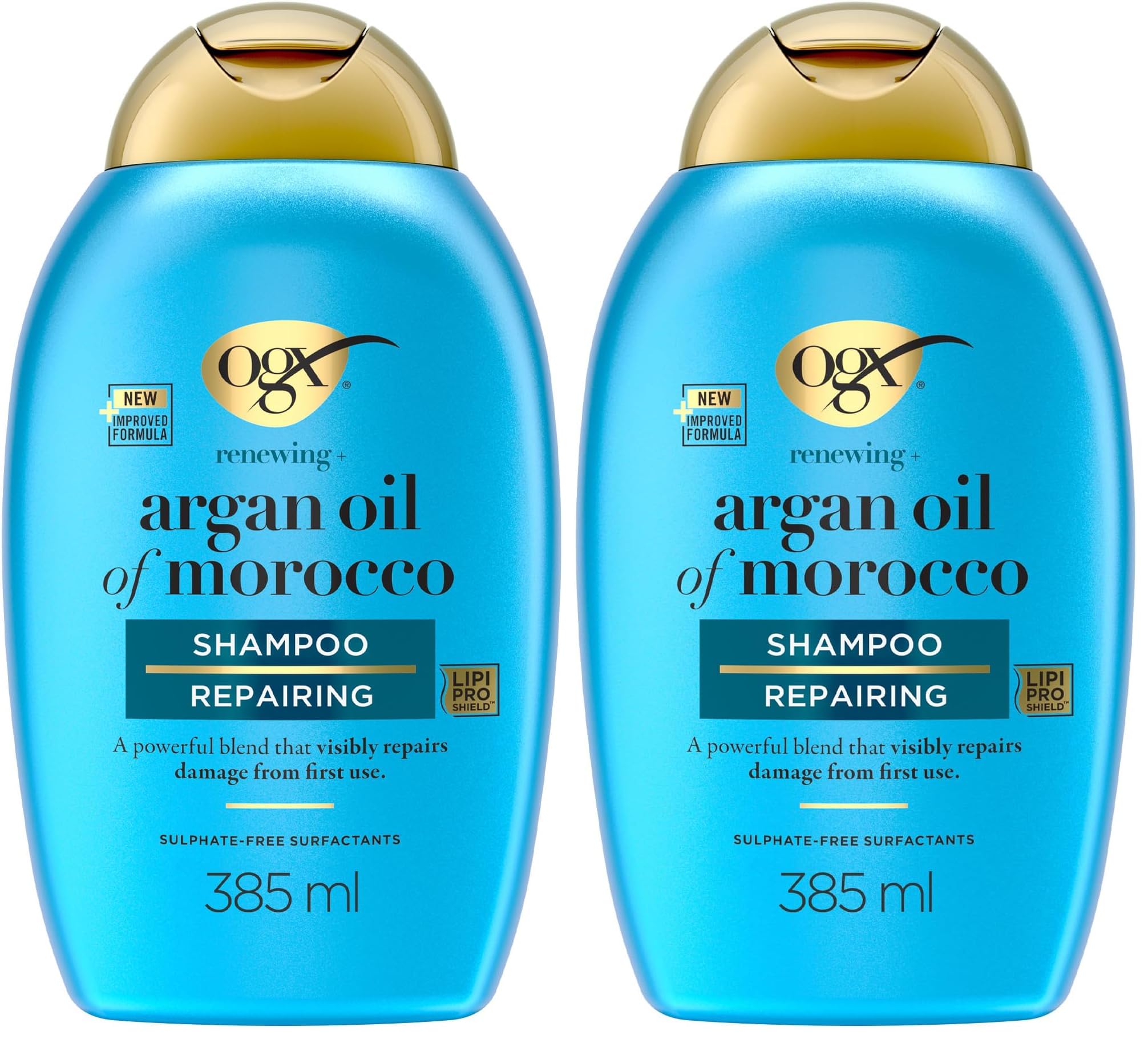 OGX Argan Oil of Morocco shampoing réparateur 385 ml Lot 1
