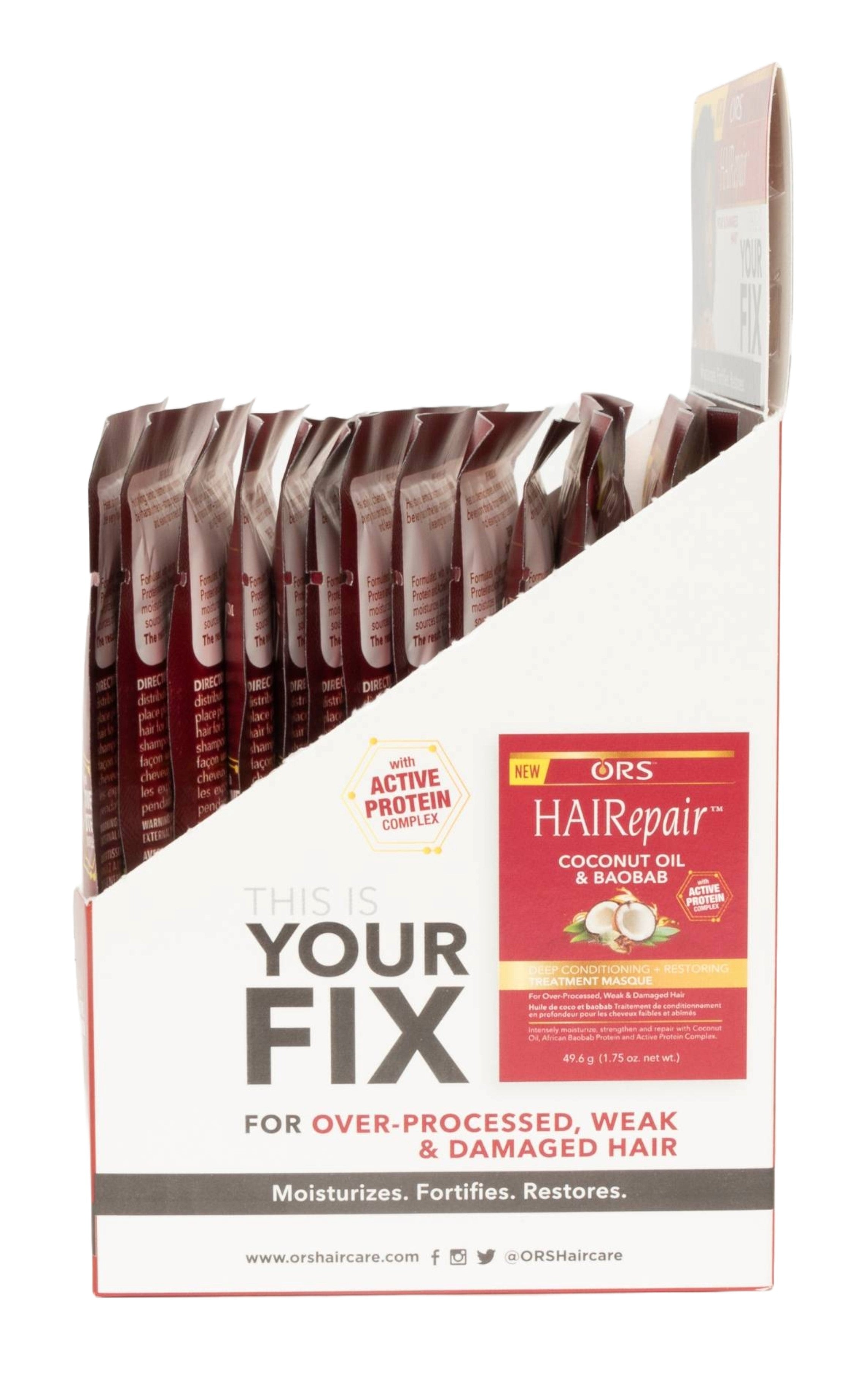 ORS HAIRepair masque réparateur coco baobab 12x1.75 oz