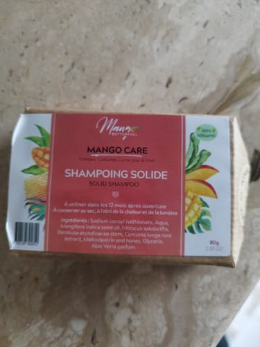 Mango Butterfull Mango Care Shampoing Solide Bambou 80g Pousse
