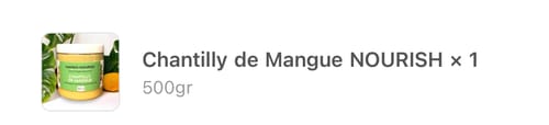 Mango Butterfull Nourish chantilly mangue cheveux crépus 250gr