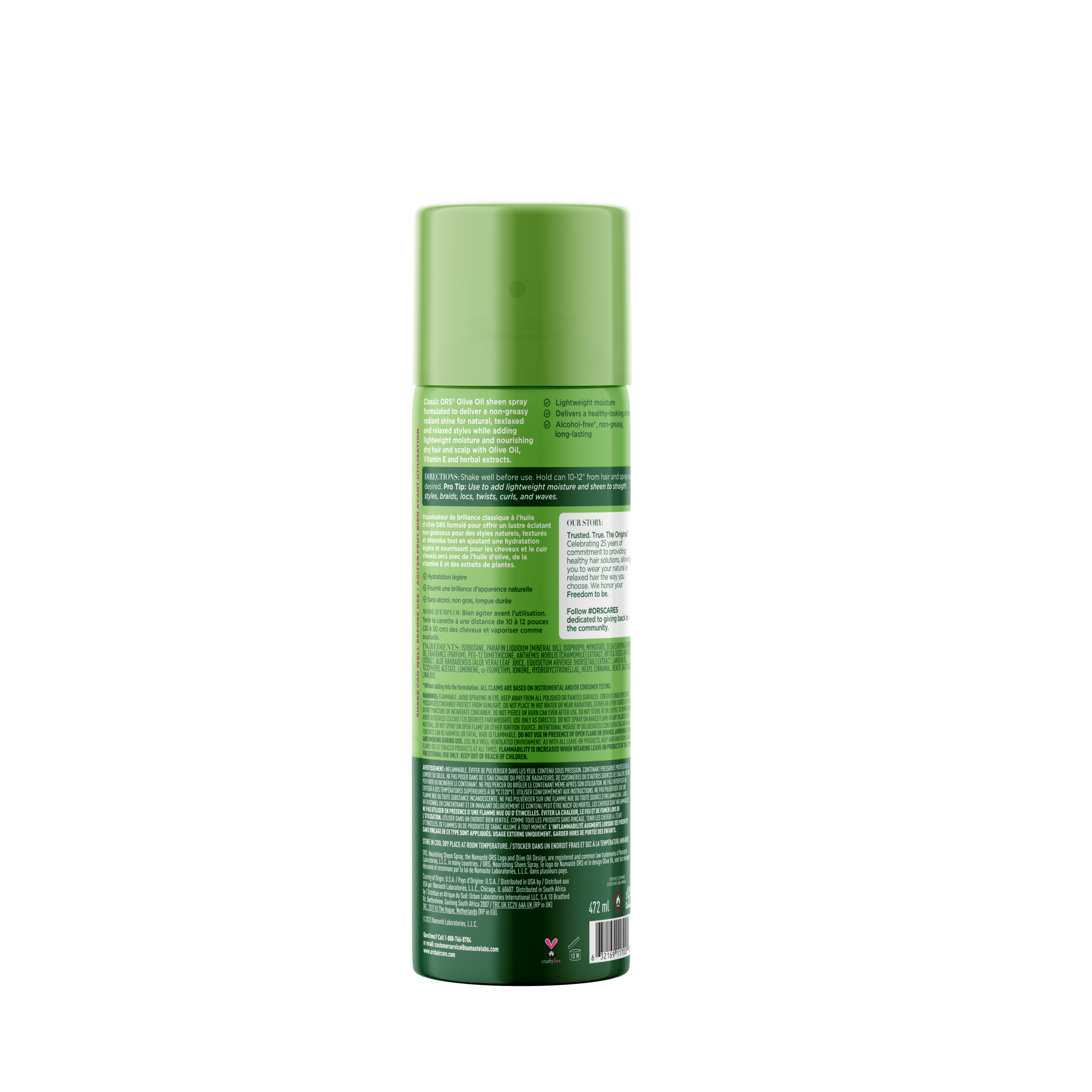ORS Olive Oil Classics Sheen Spray brillance 283 g original