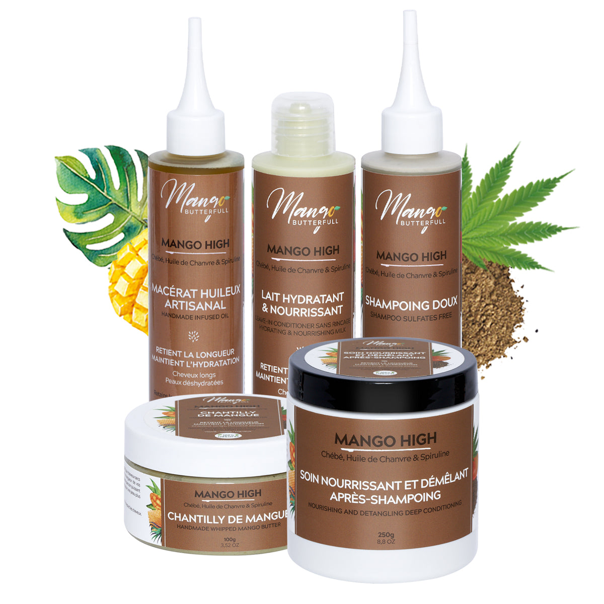 Mango Butterfull Mango Packs pack routine High 6 produits 200ml