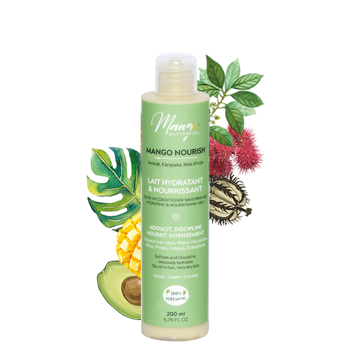 Mango Butterfull MANGO NOURISH Lait hydratant 200ml aloe vera