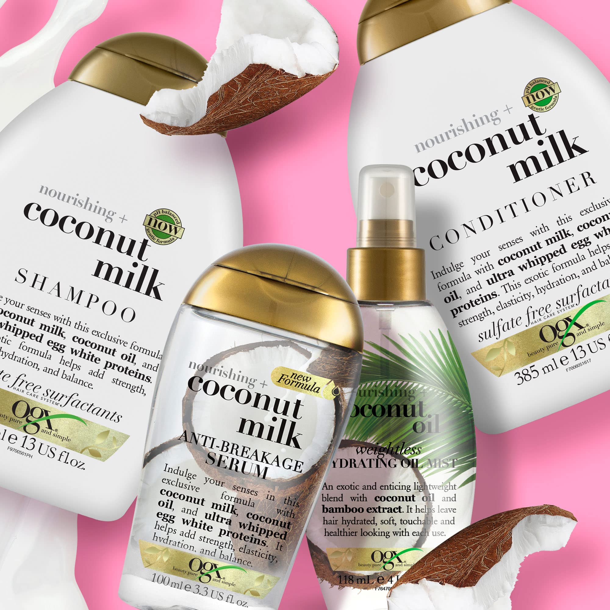 OGX Coconut Milk Après-Shampooing Nourrissant 89 ml Coco