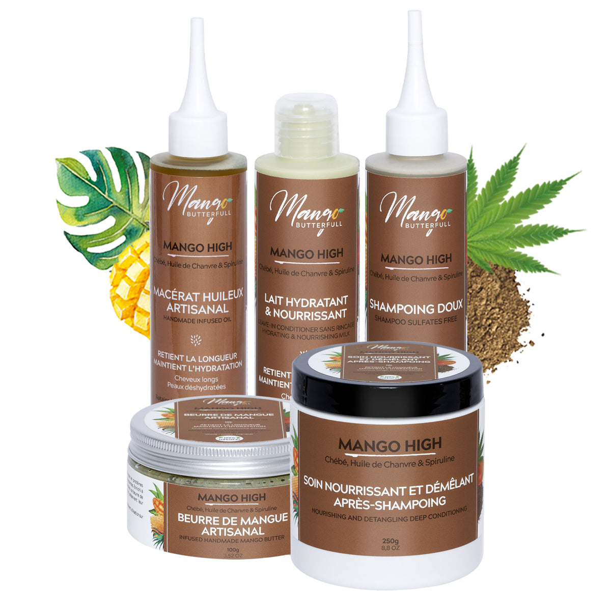 Mango Butterfull Mango Packs pack routine High 6 produits 200ml