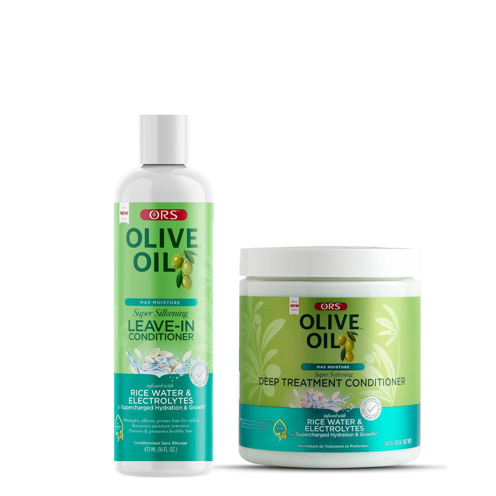 ORS Max Moisture Leave-In + Masque coffret 16+20 oz