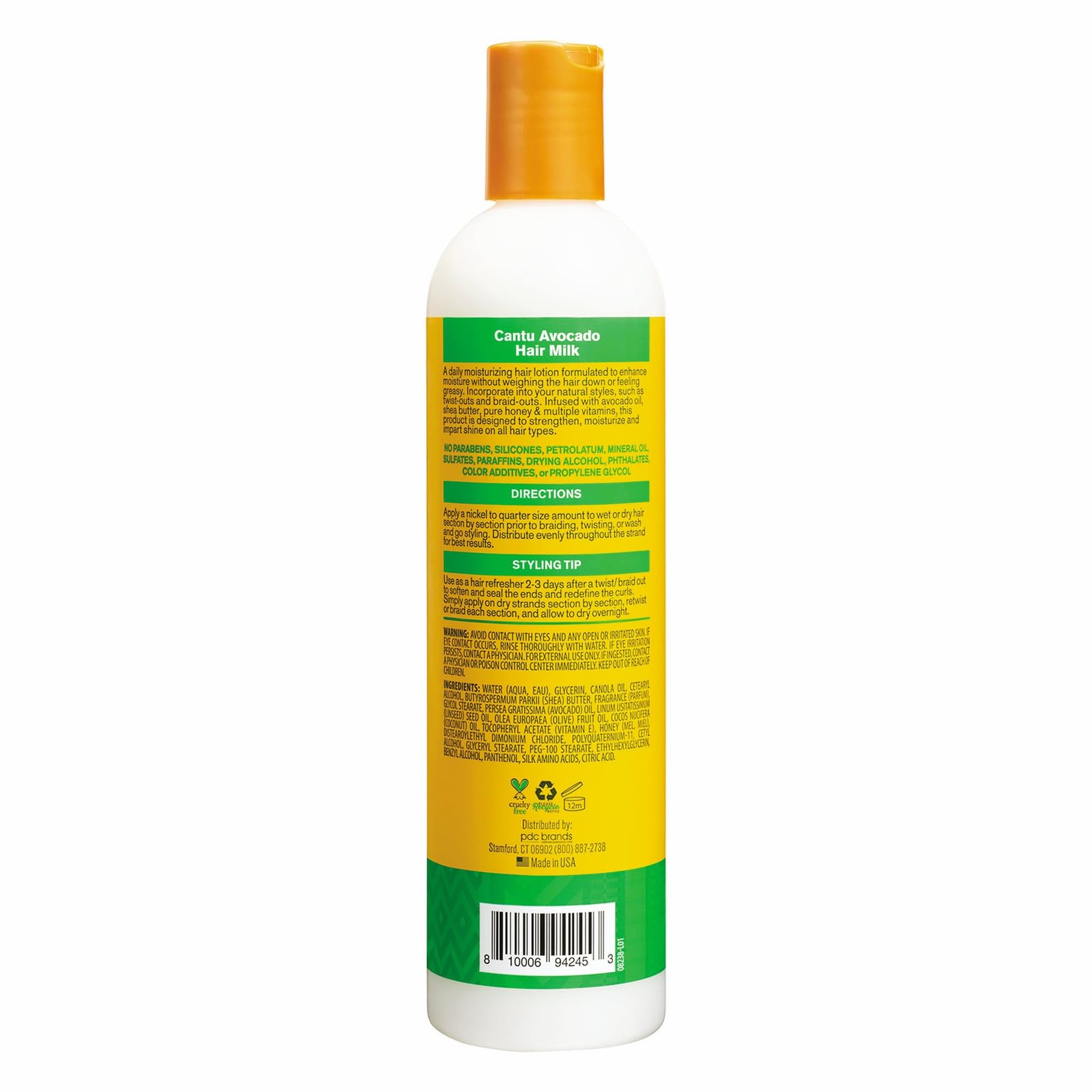 Cantu Superfoods Lait Capillaire Avocat 355 ml