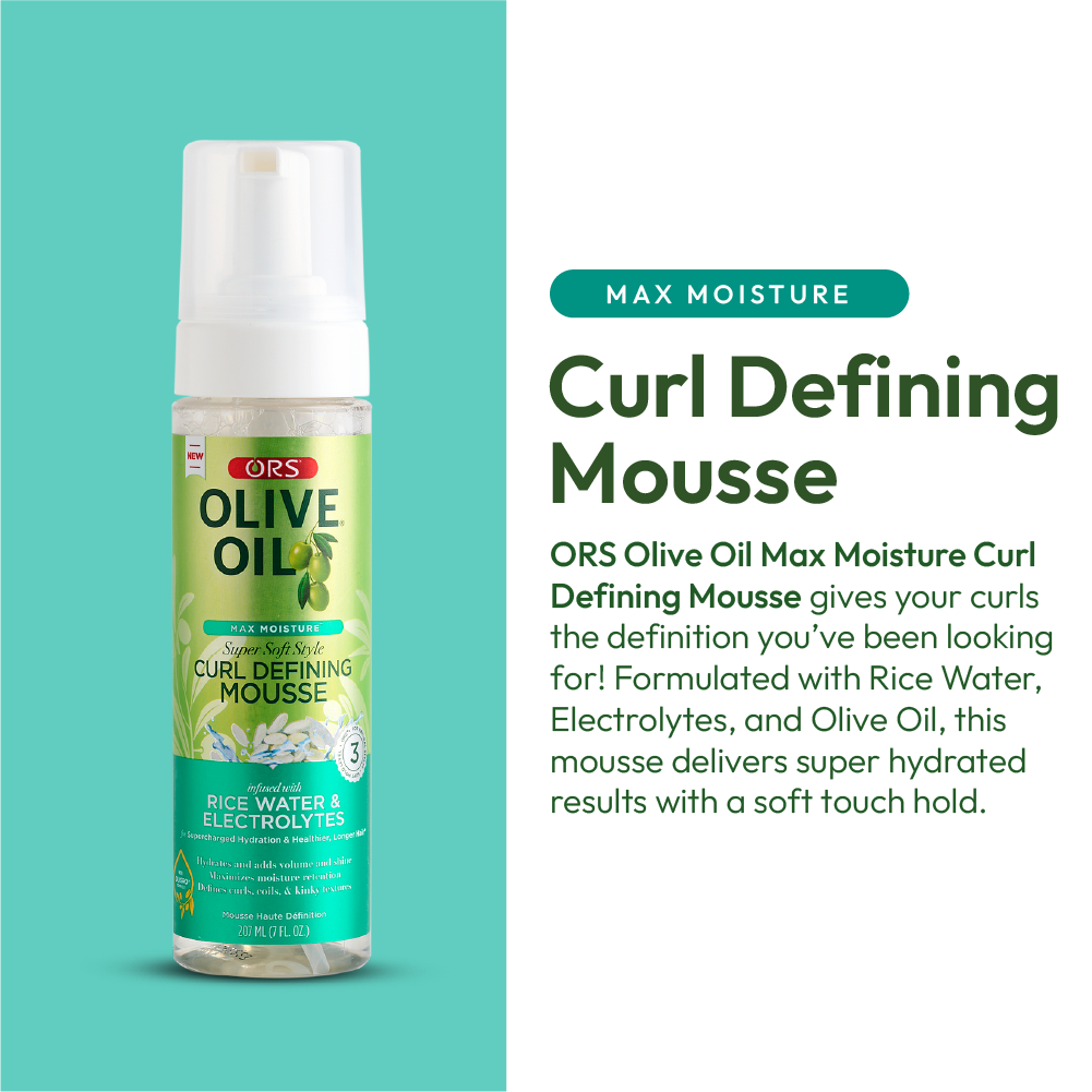 ORS Max Moisture Mousse Boucles olive 207 ml
