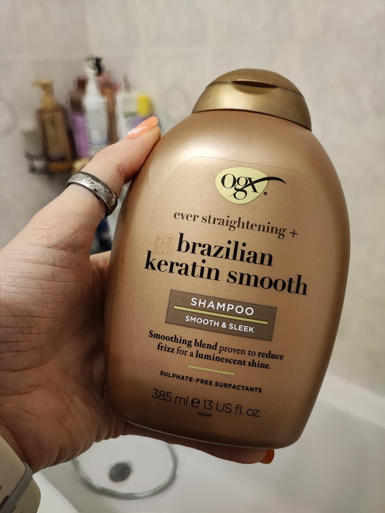 OGX Brazilian Keratin Shampooing Lissant 385 ml Kératine