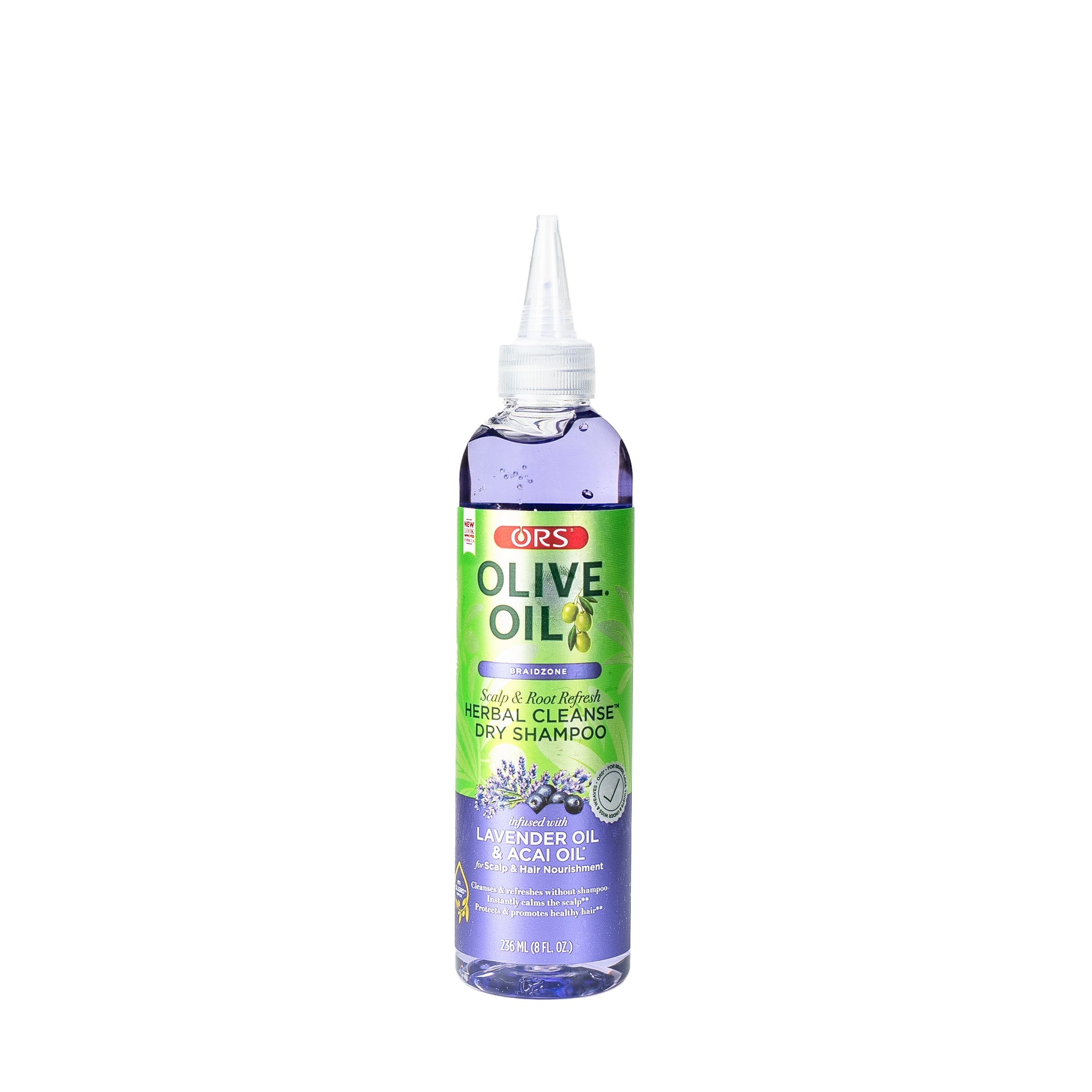 Organic Root Stimulator Braidzone dry shampoo 8 oz olive