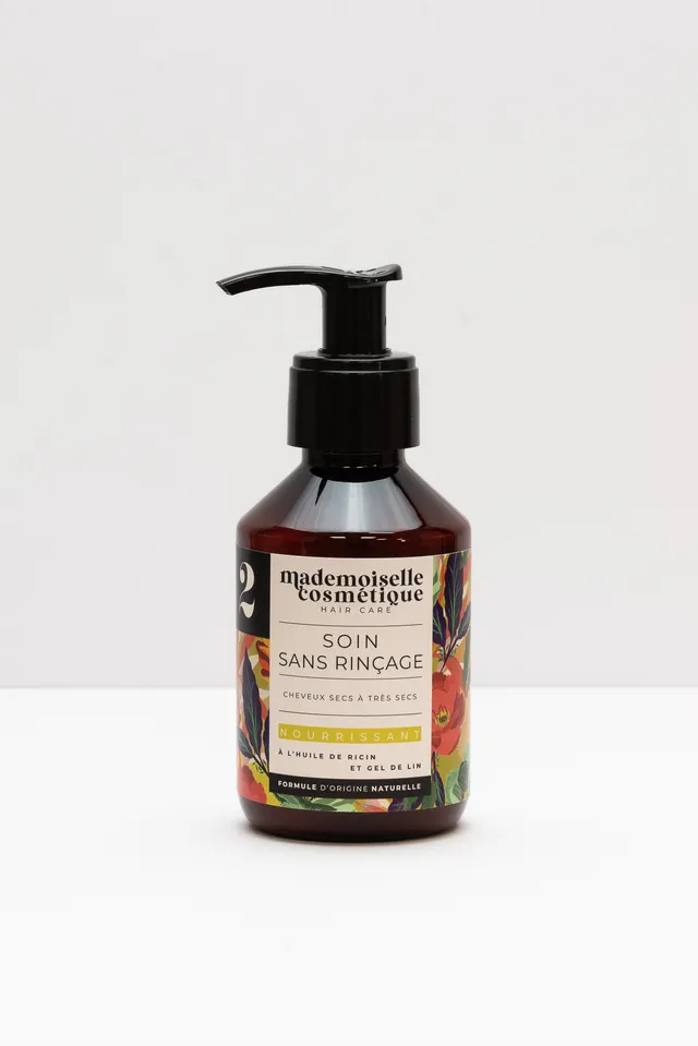 Melle Gamme Nourrissante Soin Sans Rinçage 150ml ricin boucles