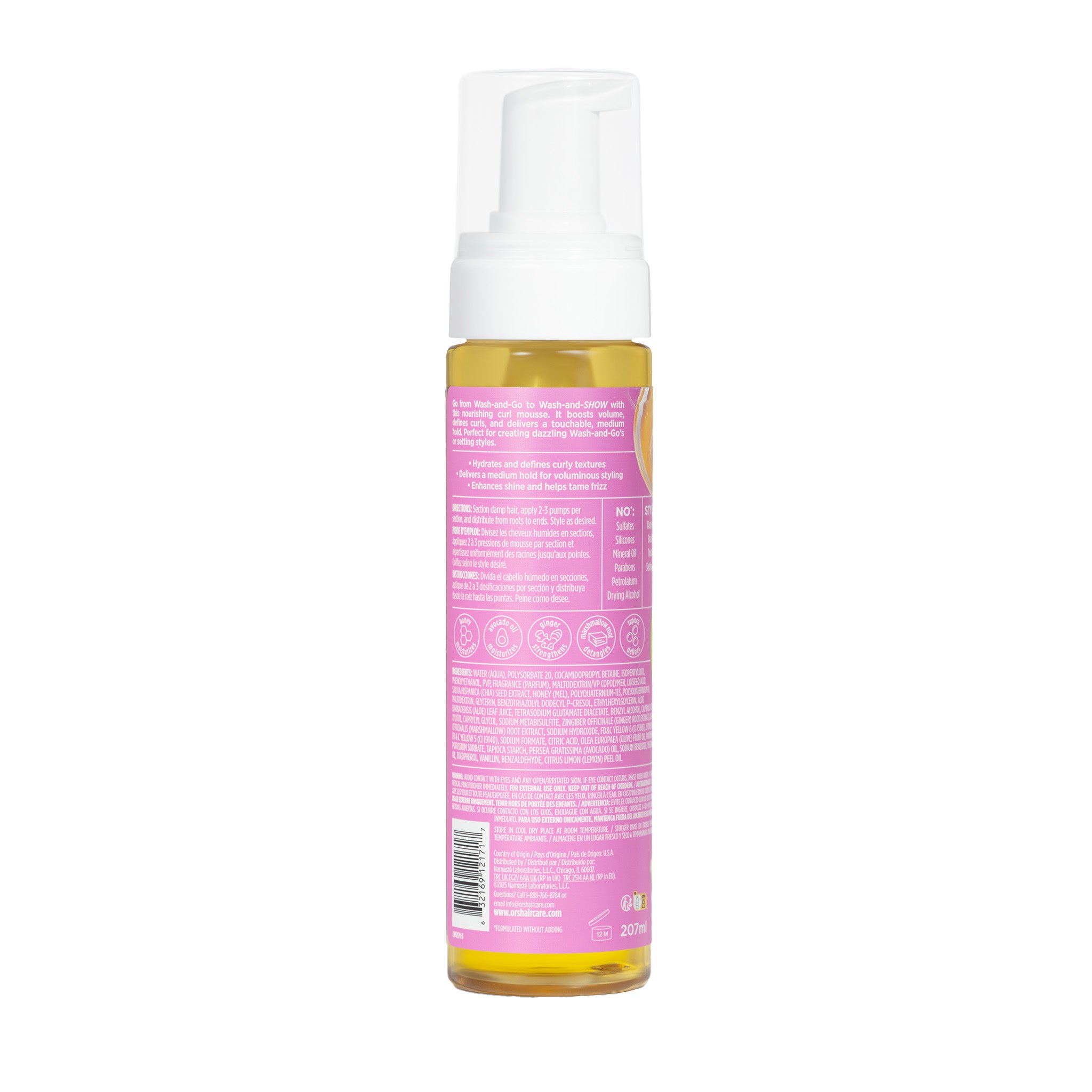 ORS Curlshow Wash-n-Show mousse boucles fixation moyenne 7 oz