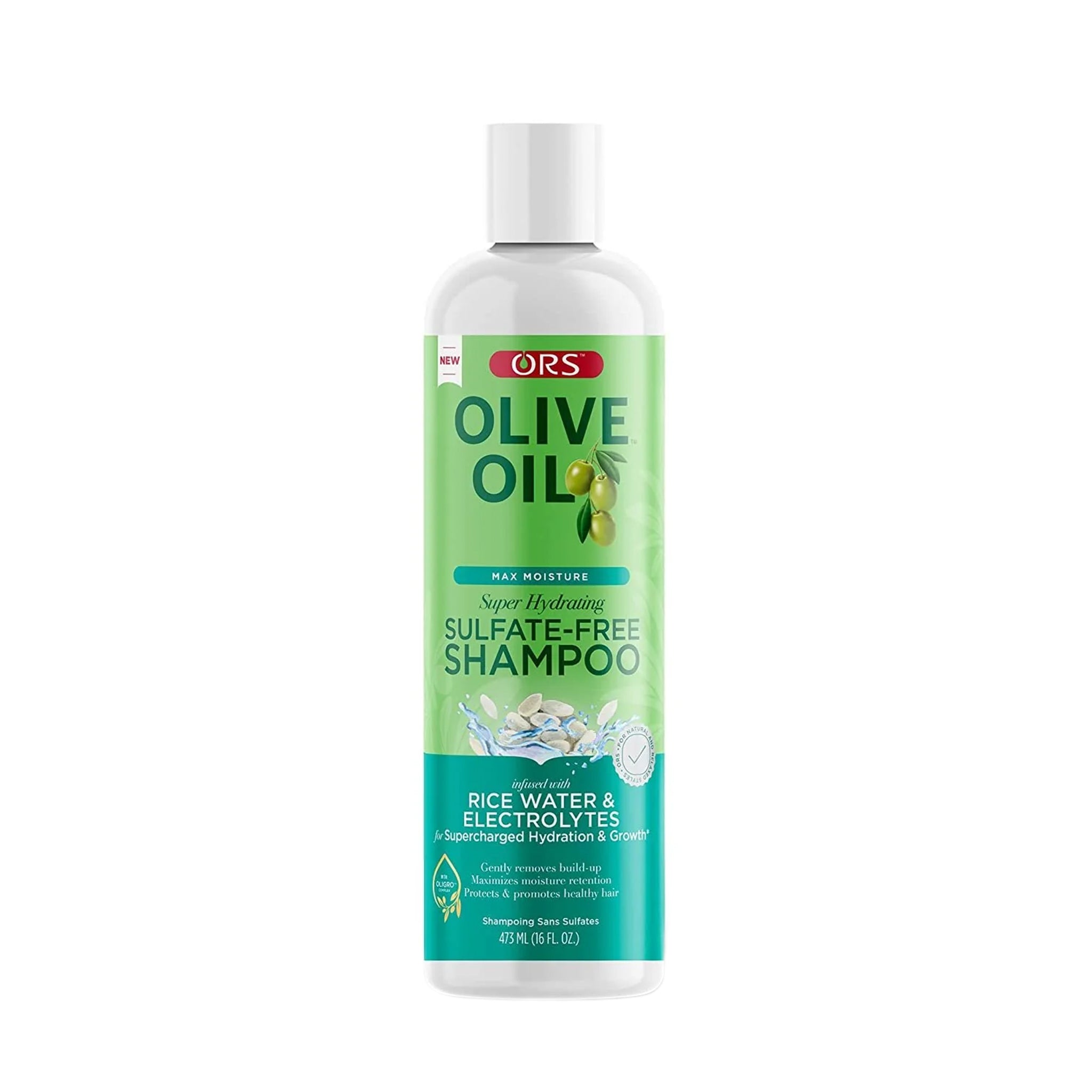 ORS Max Moisture Shampooing Sans Sulfate 473 ml olive
