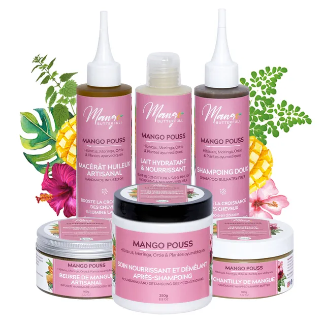 Mango Butterfull Mango Pouss pack routine 6x100ml pousse