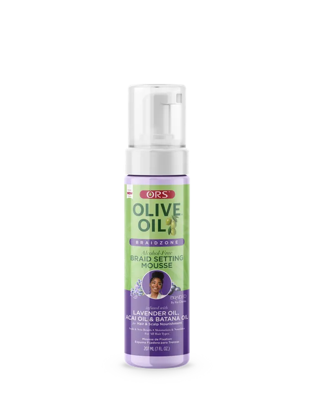 ORS Braidzone mousse coiffante tresses nourrissante 7 oz
