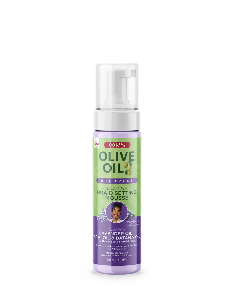 ORS Braidzone mousse coiffante tresses nourrissante 7 oz