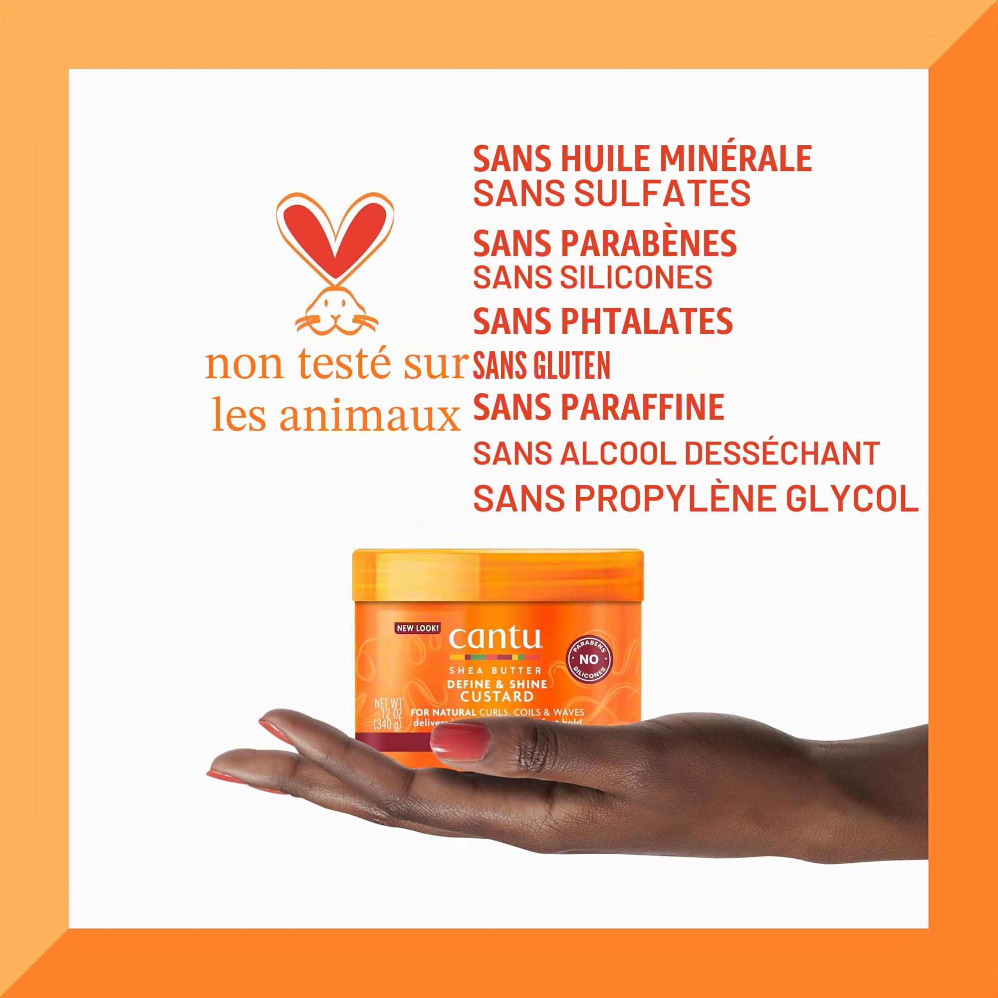 Cantu Classics Define & Shine Custard gelée boucles 340g sans parfum