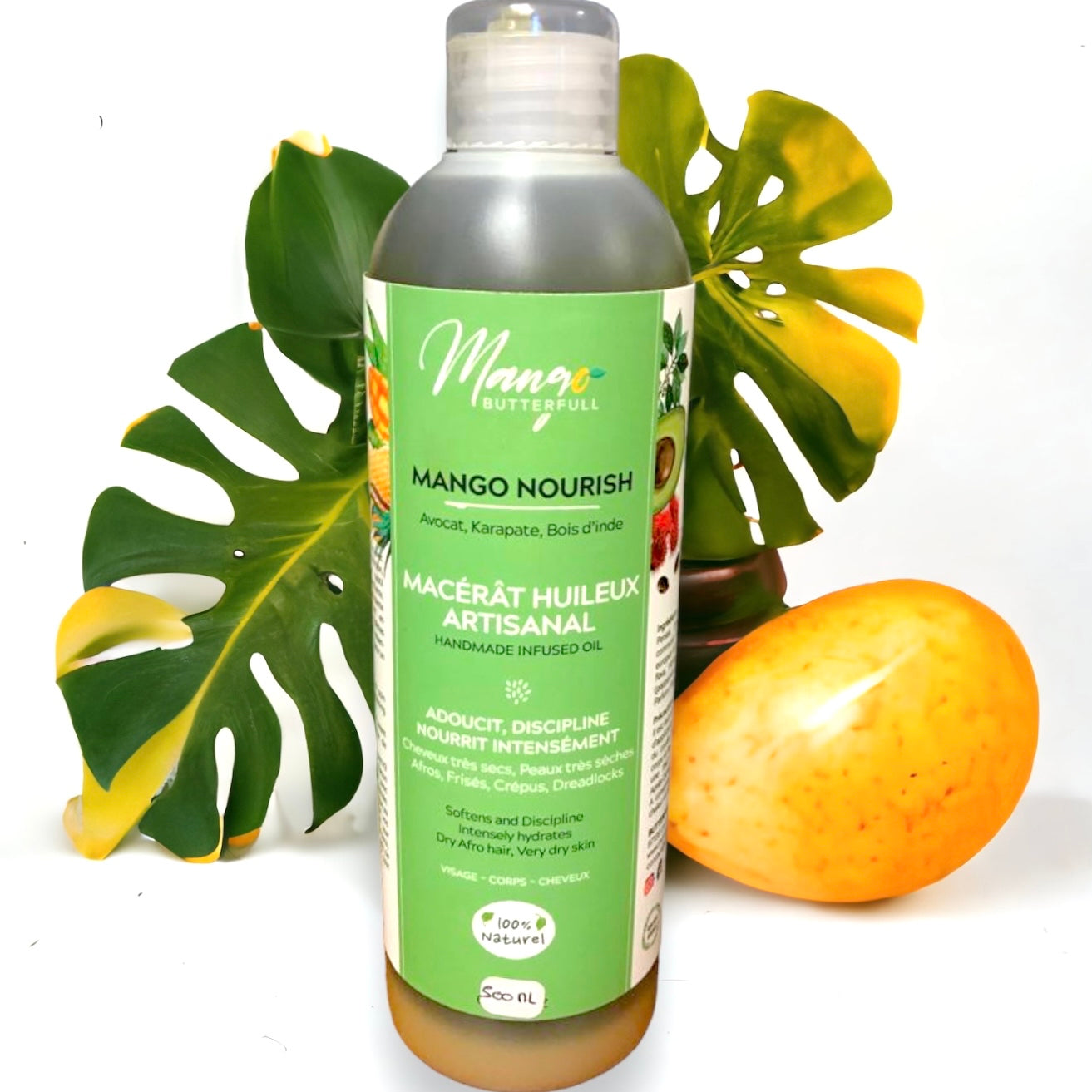 Mango Butterfull Mango Nourish macérât huileux 100ml pousse